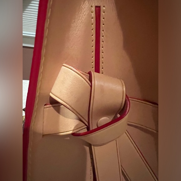 Monogram Calf Hair Spikes Iconoclasts Christian Louboutin Tote Red - Picture 12 of 14